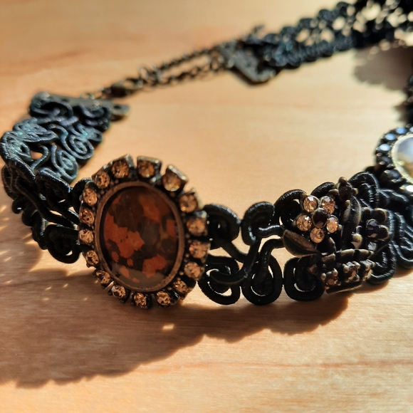 Magnificent Victorian-style choker in perfect condition - Picture 2 of 5